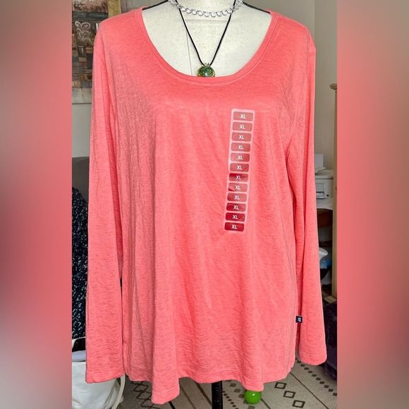 GAP Tops - XL Gap long sleeve t shirt, NWT $54, porcelain rose clothes